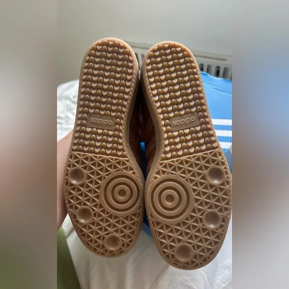 Woma size 6.5 samba camel adidas sneakers brand new - Picture 3 of 11